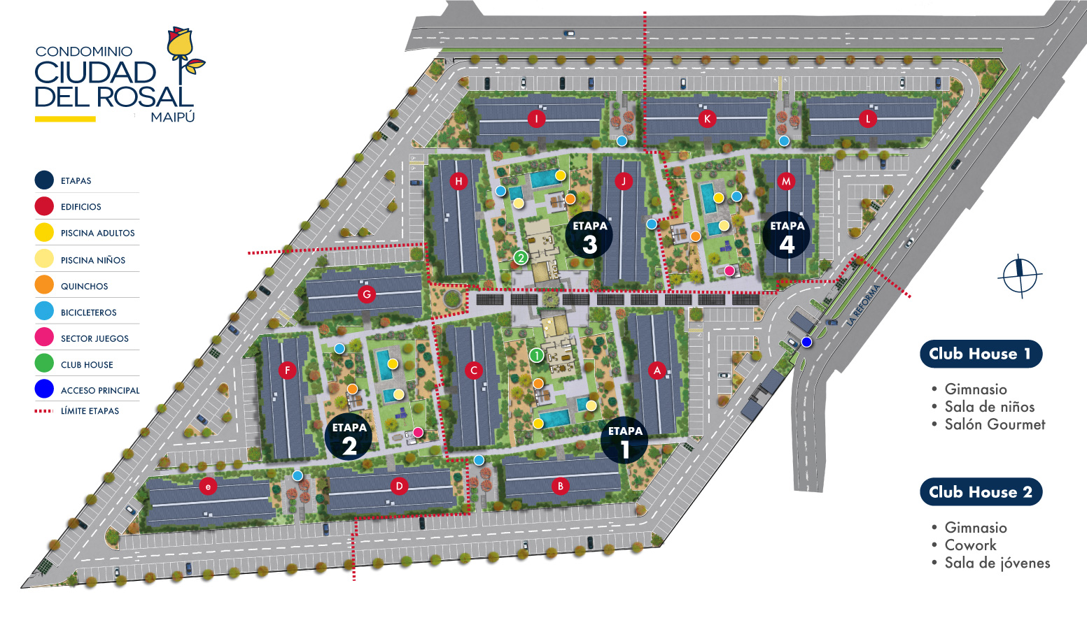 Ciudad del Rosal – Deptos